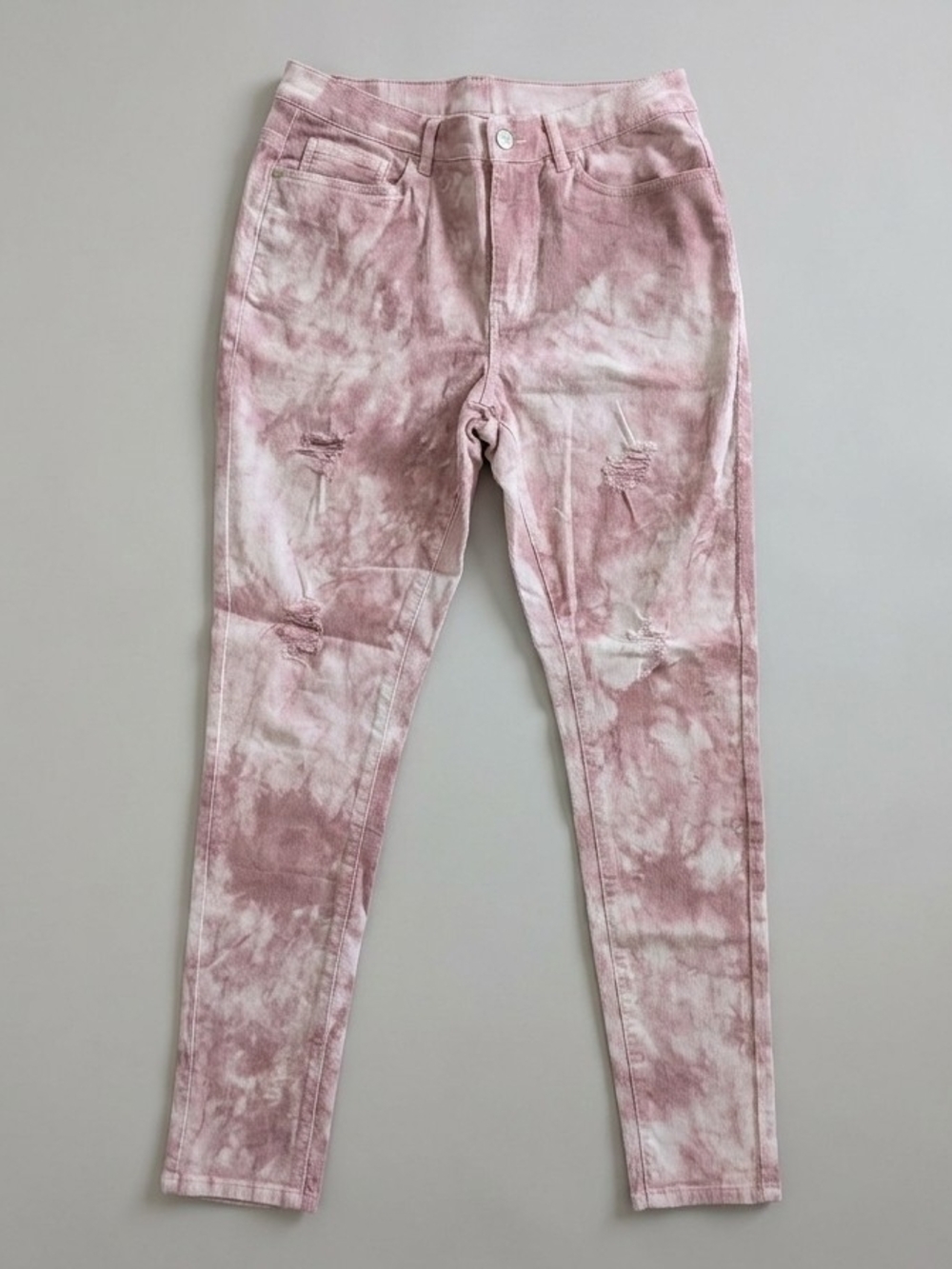 VENUS Pink‎ Tie-Dye Skinny Jeans